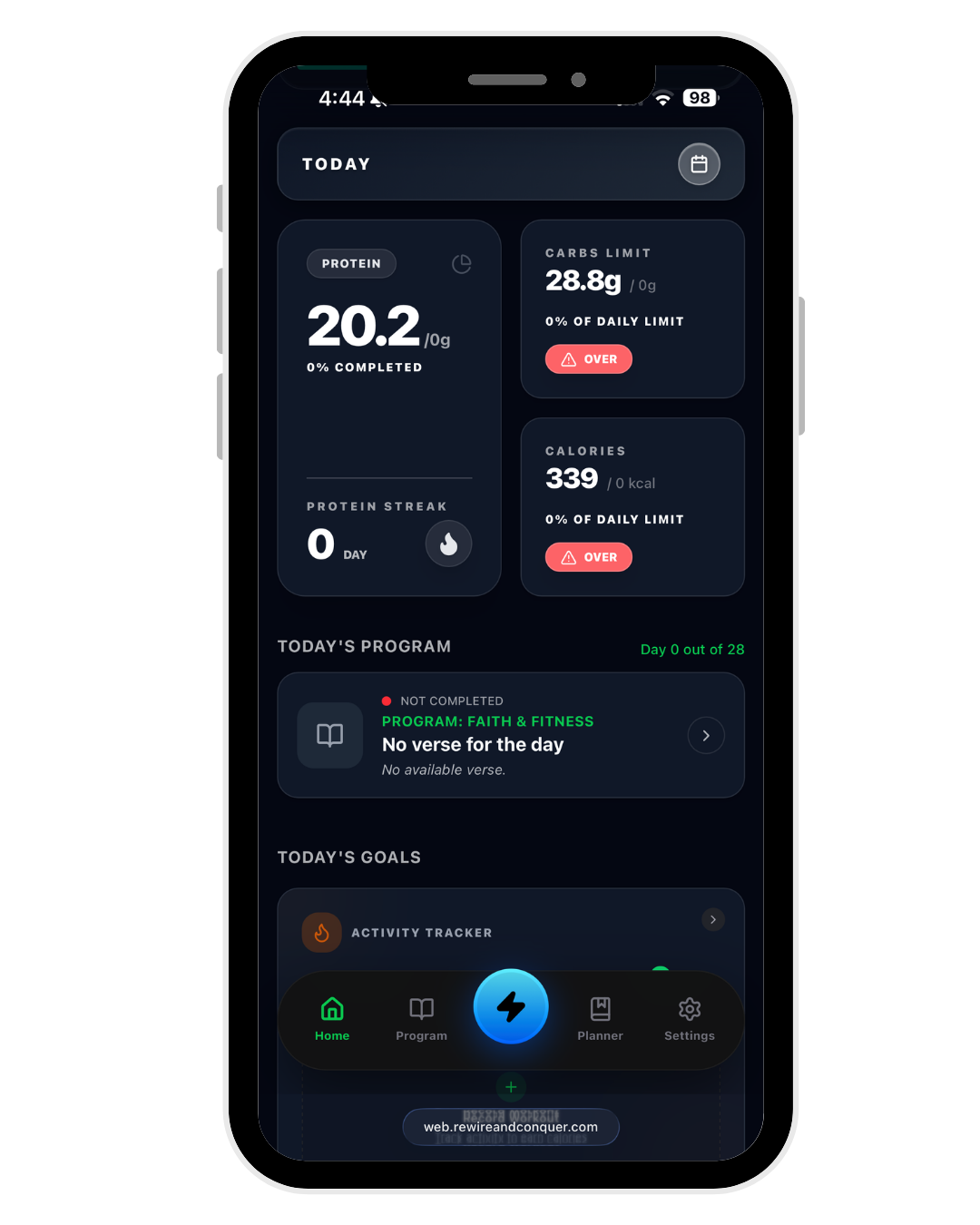 White-label deployment preview, built for Rewire & Conquer